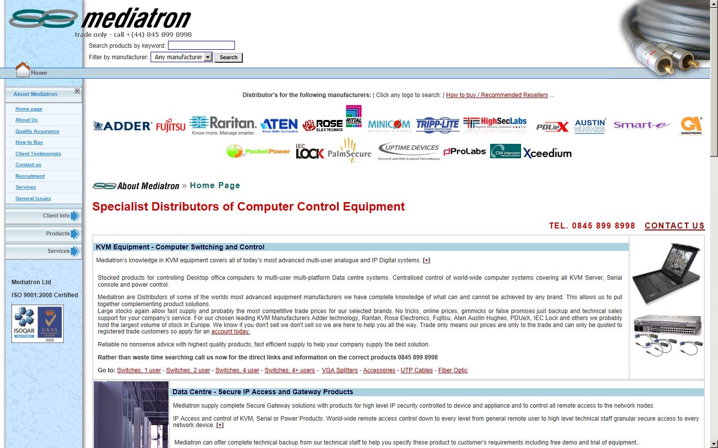 Mediatron Ltd Website