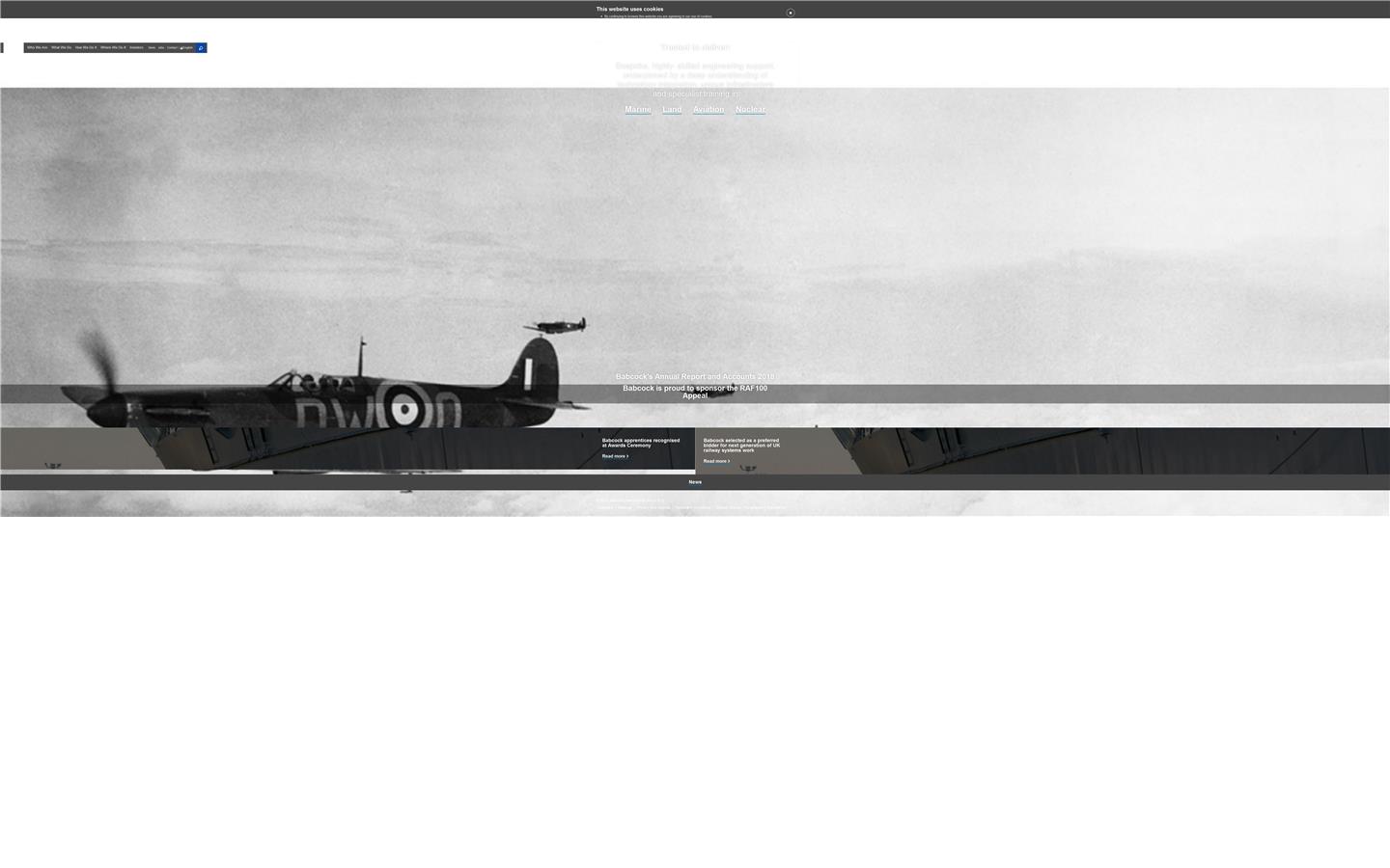 Babcock Rail Ltd Website