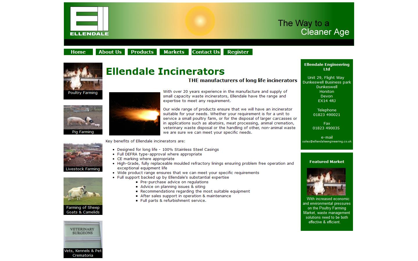 Ellendale Engineering Ltd Website