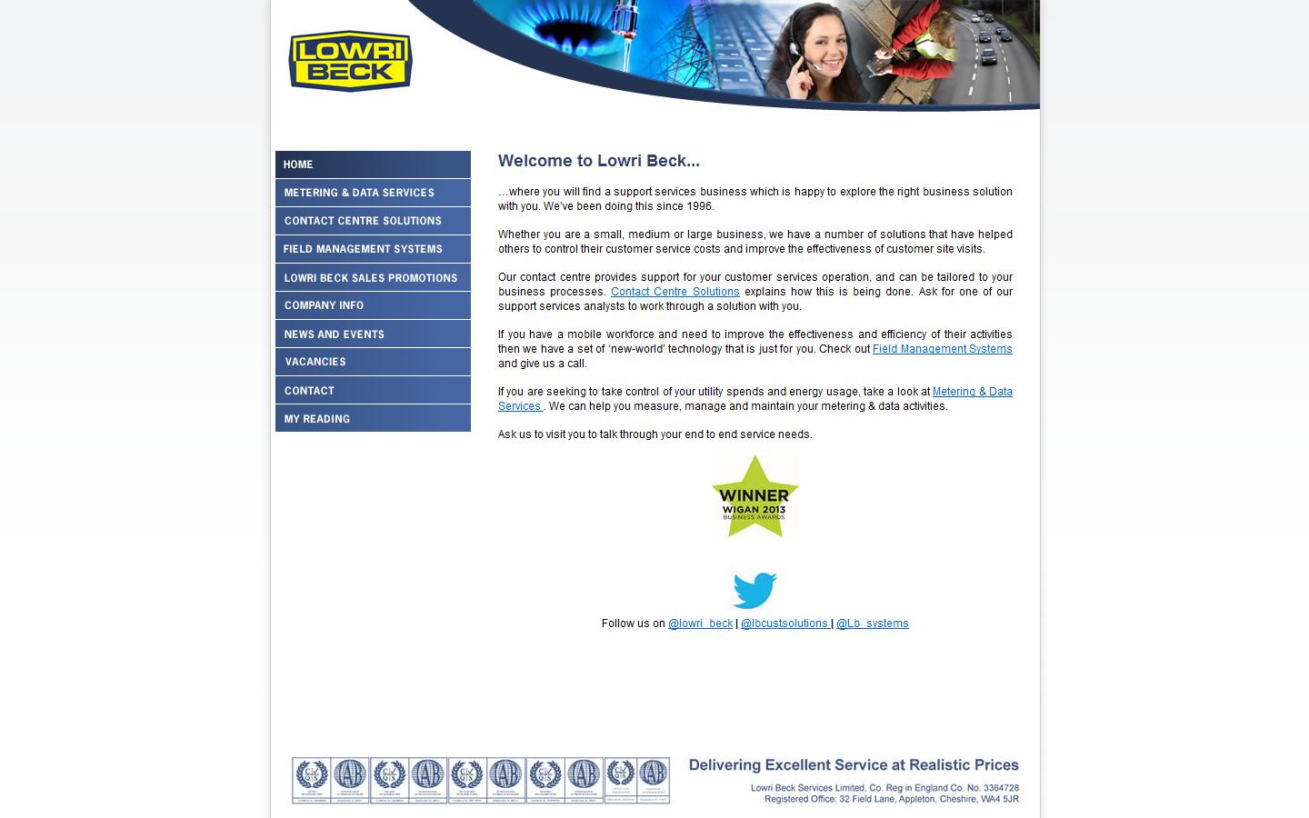 Lowri Beck Services Ltd Website