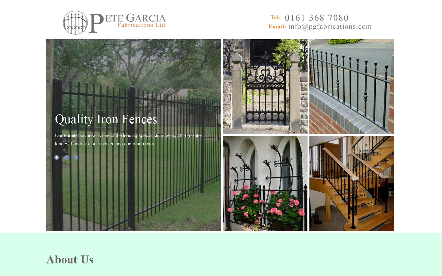 P G Fabrications Website