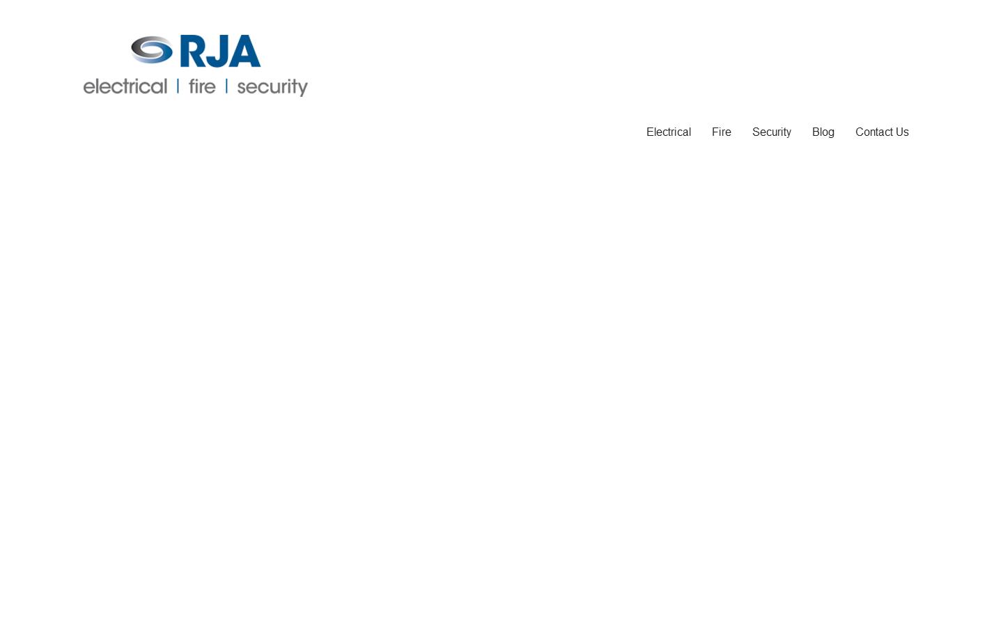 R J A Electrical Website