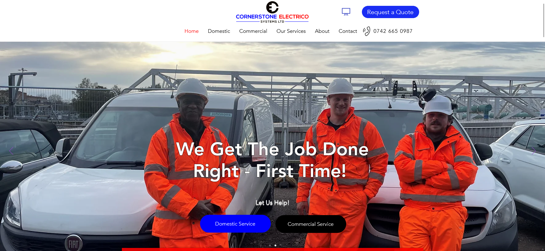 Cornerstone Electrico Systems Website