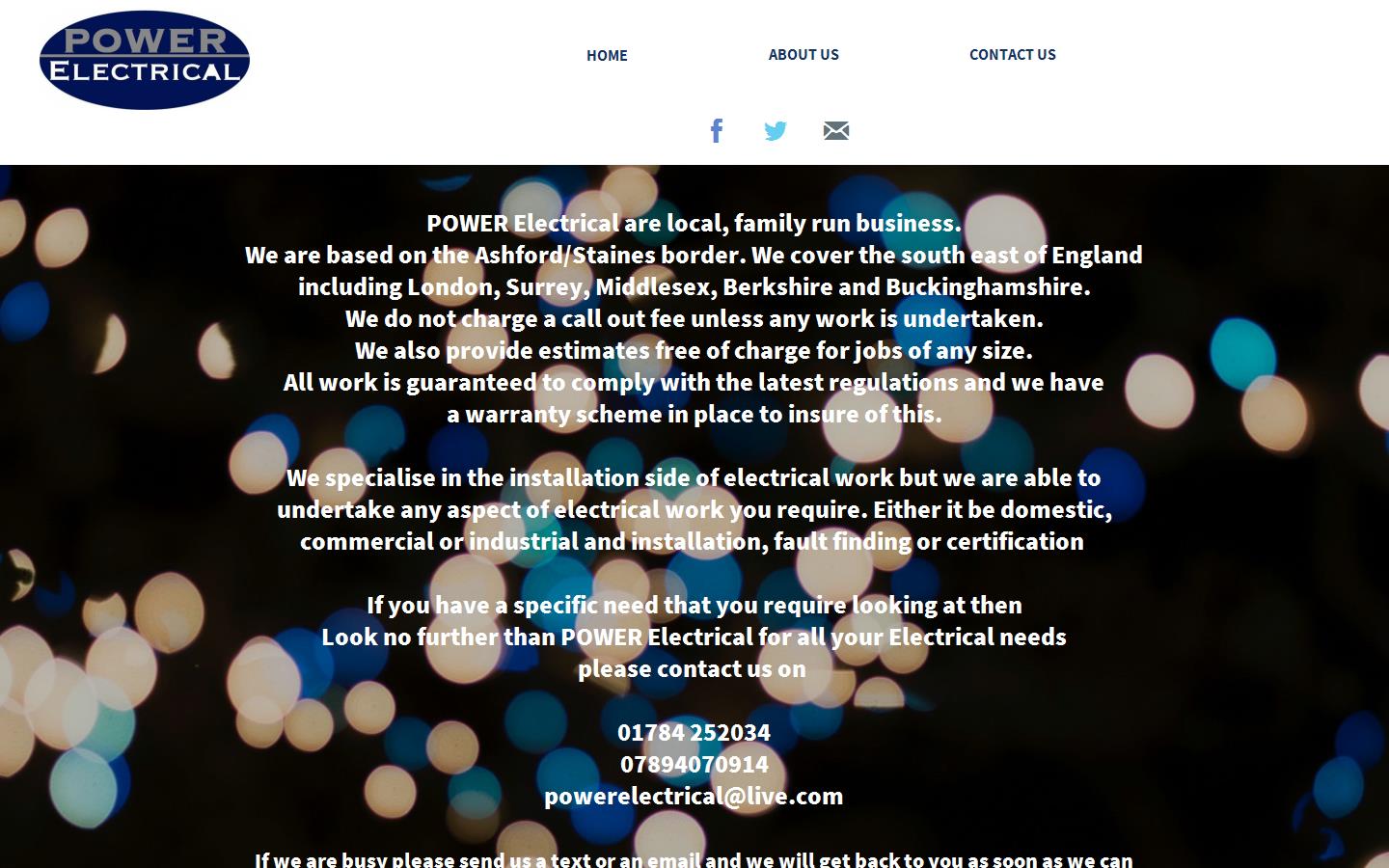 Power Electrical Website