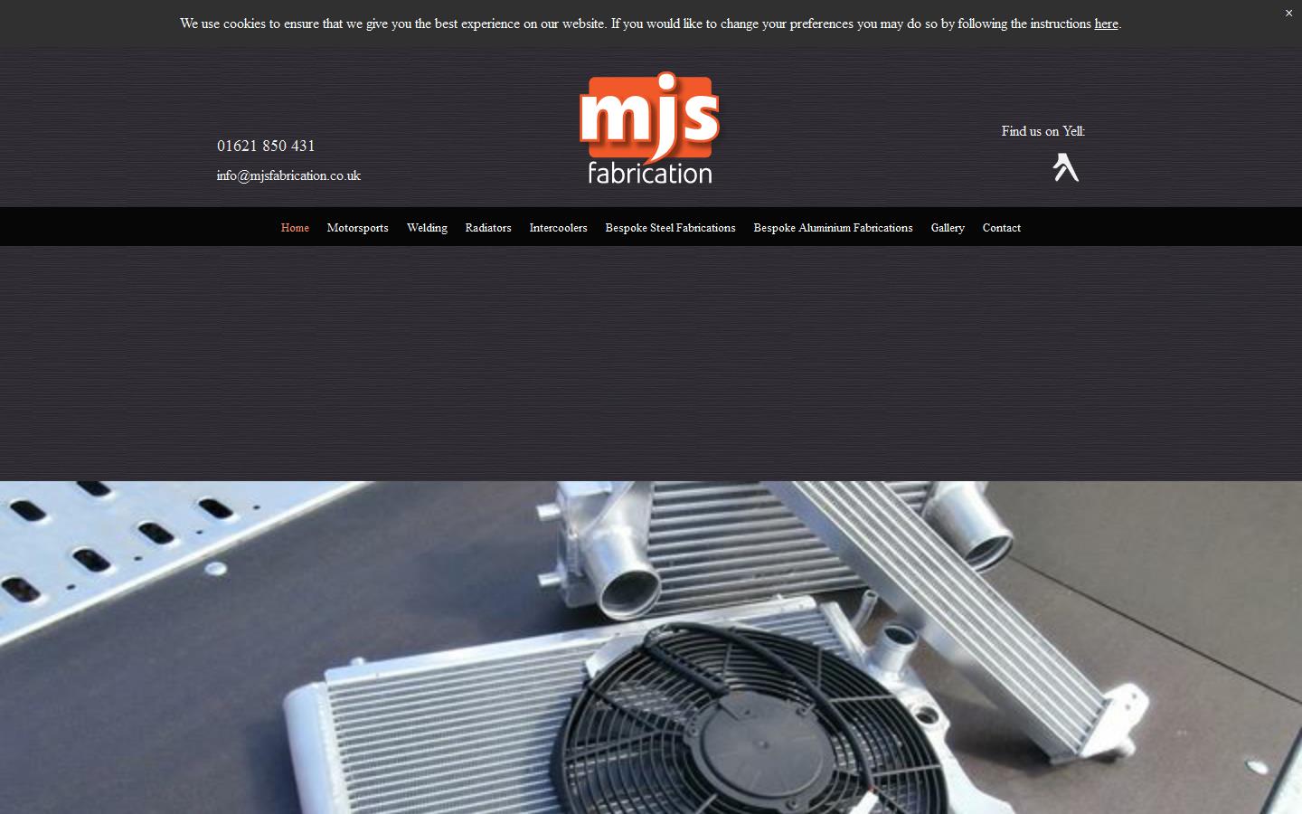 M J S Fabrication Website