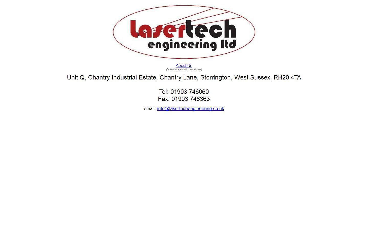 Lasertech Engineering Ltd Website
