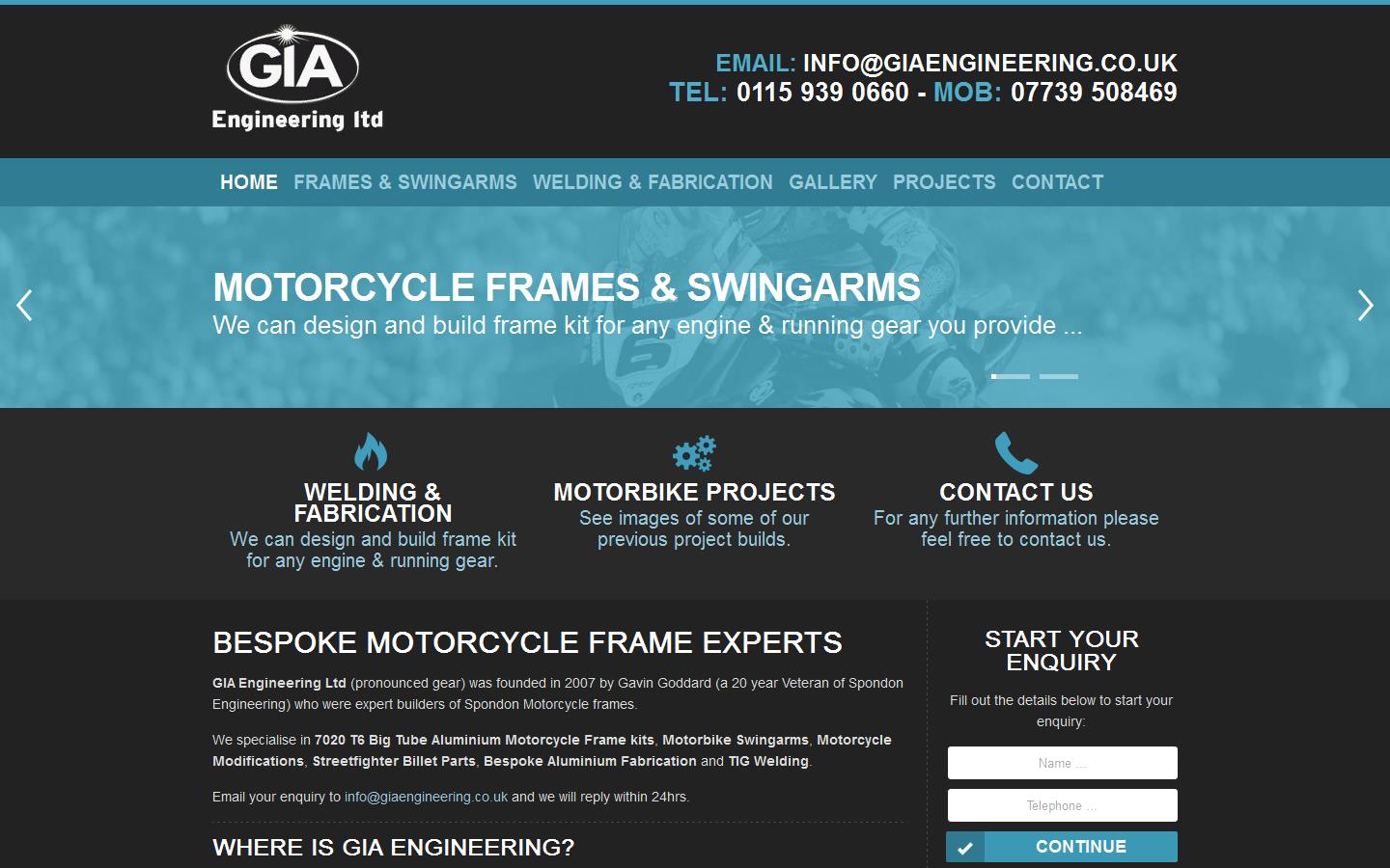 G I A Engineering Website