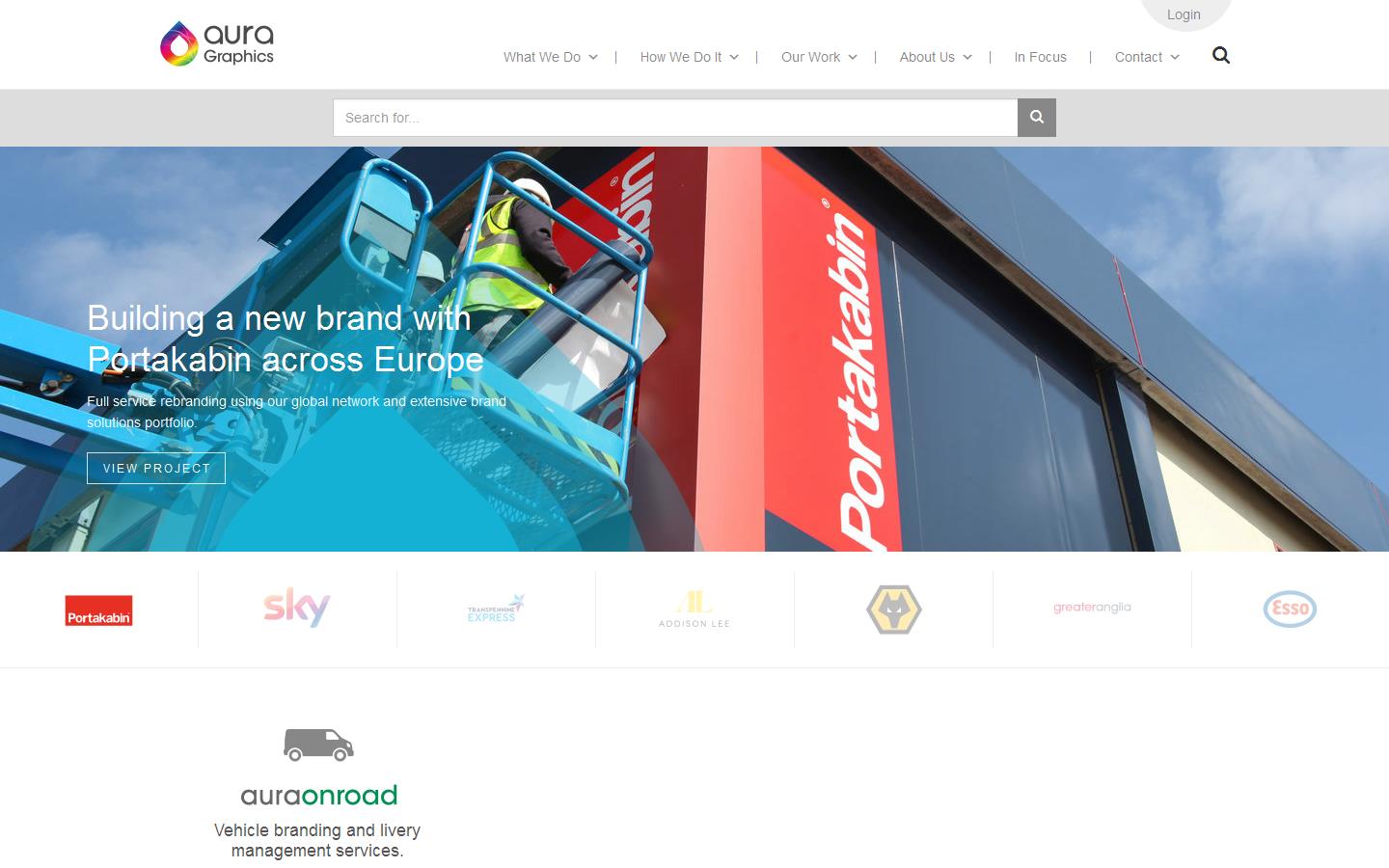 Aura Graphics Website