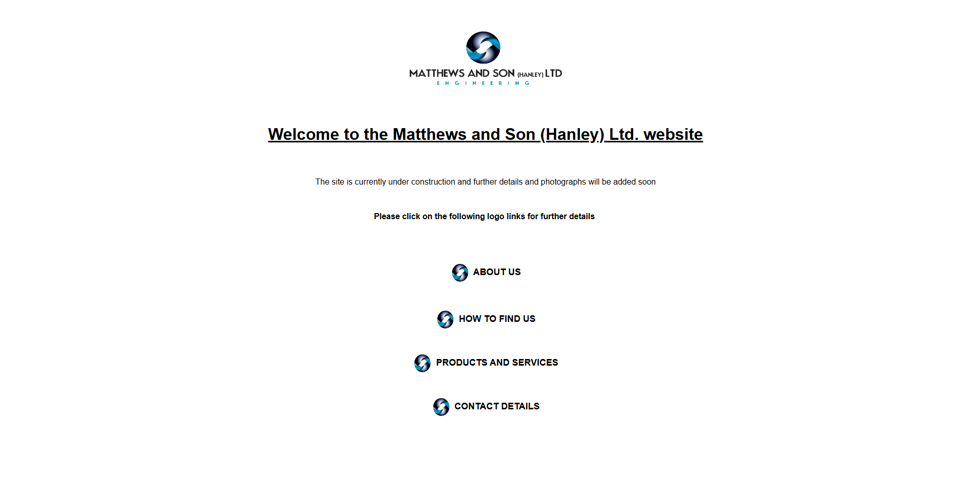 Matthews & Son Hanley Website