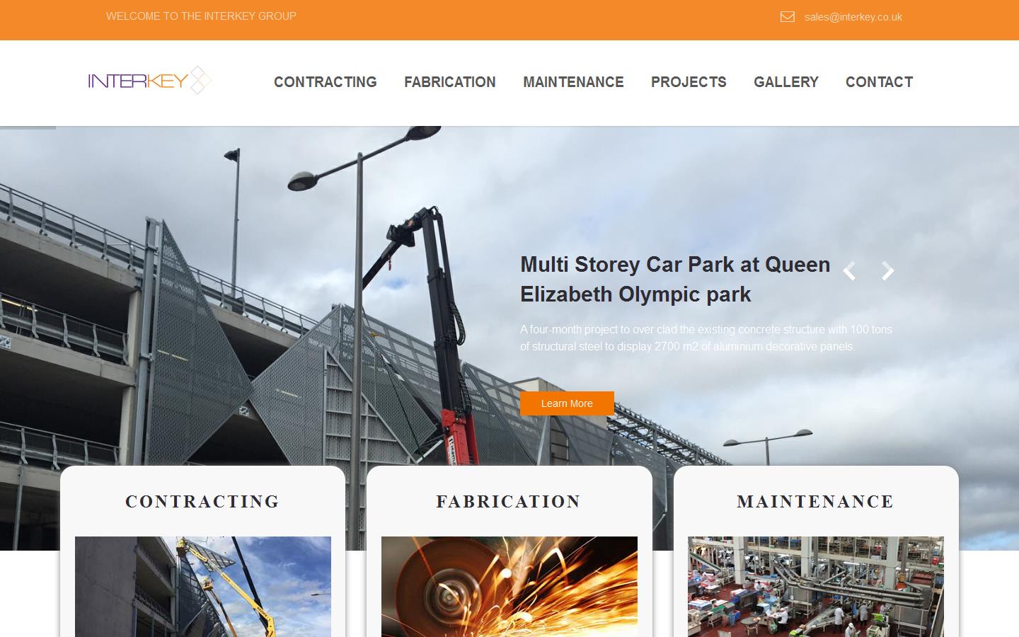Interkey Fabrications Website
