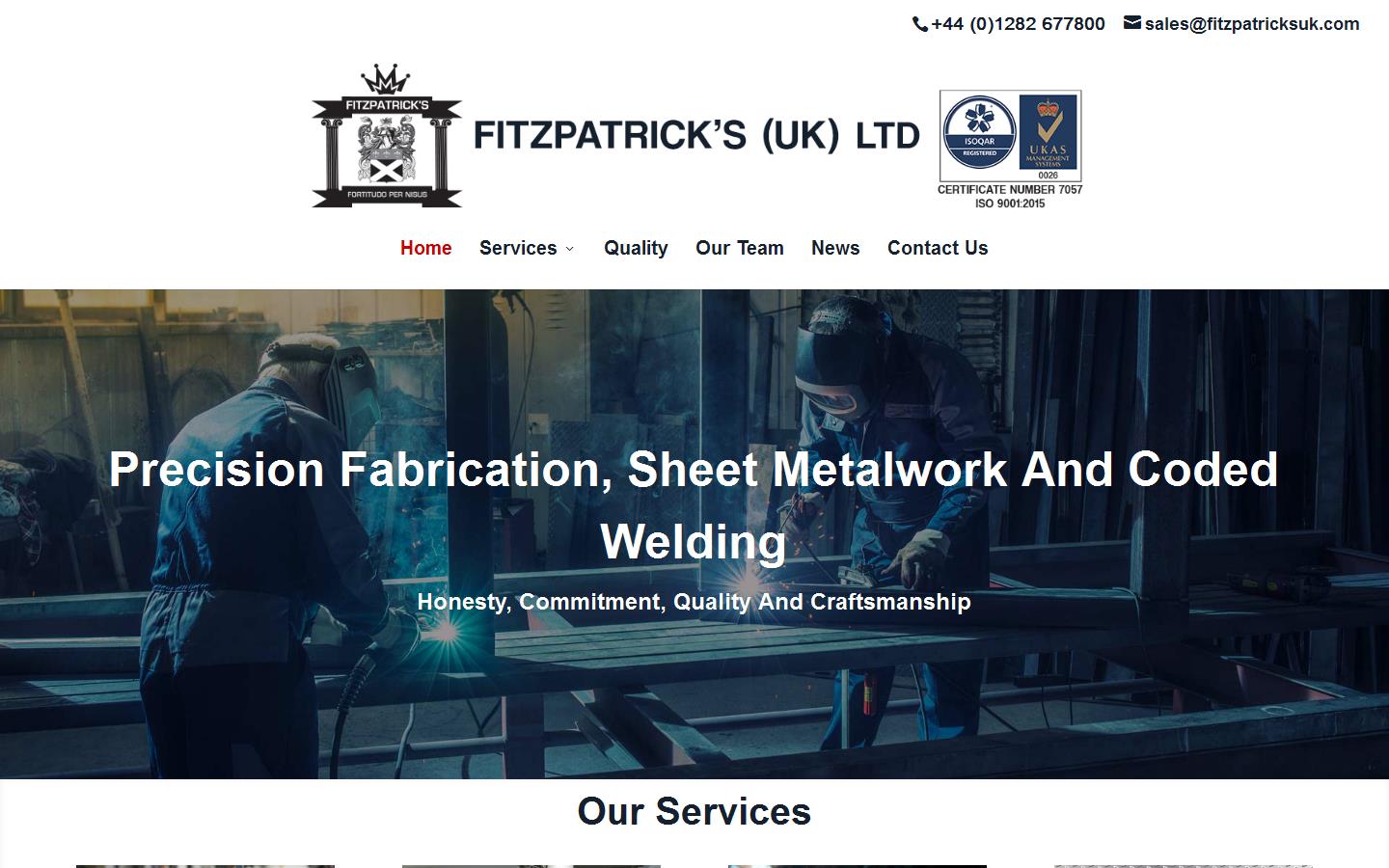 Fitzpatricks UK Ltd Website