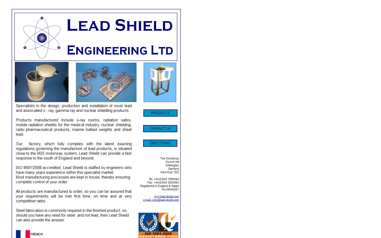 Lead Shield Engineering Ltd Website
