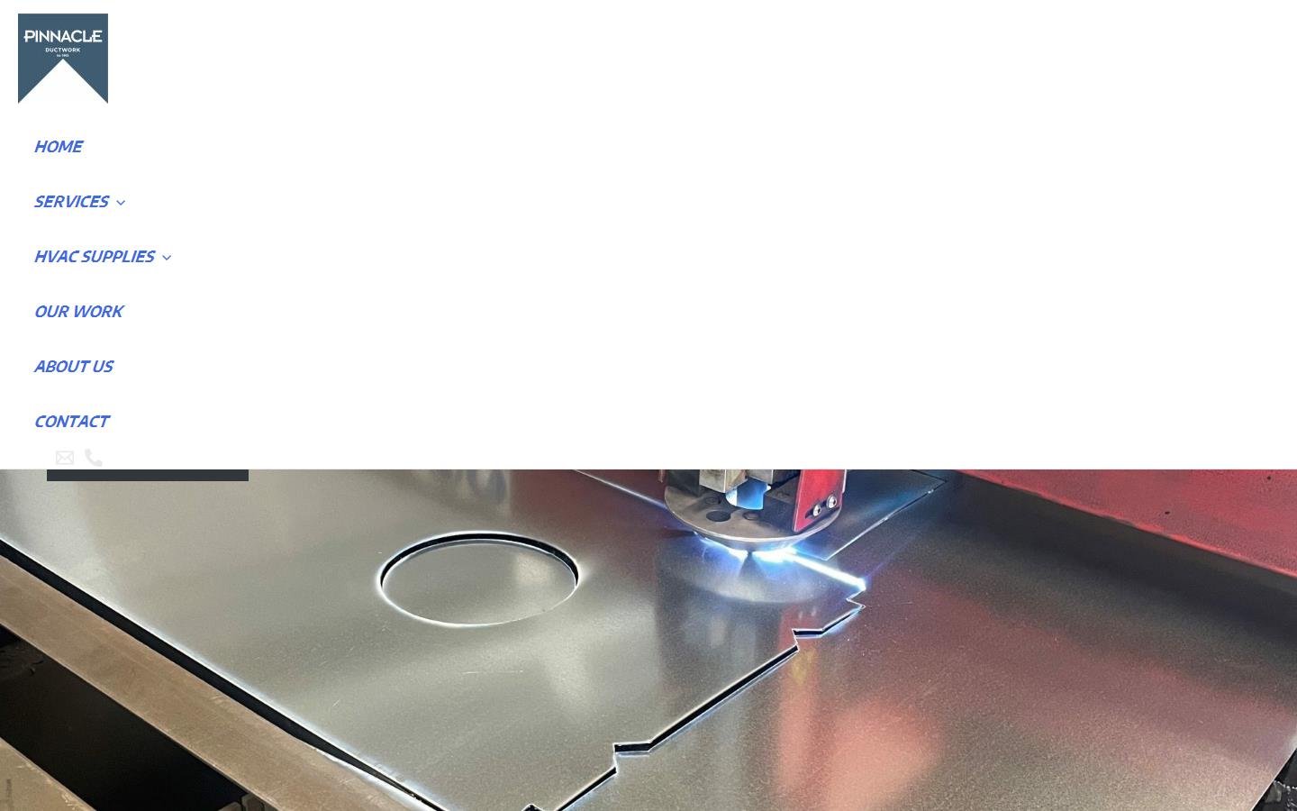 Pinnacle Ductwork Manufacturers Ltd Website