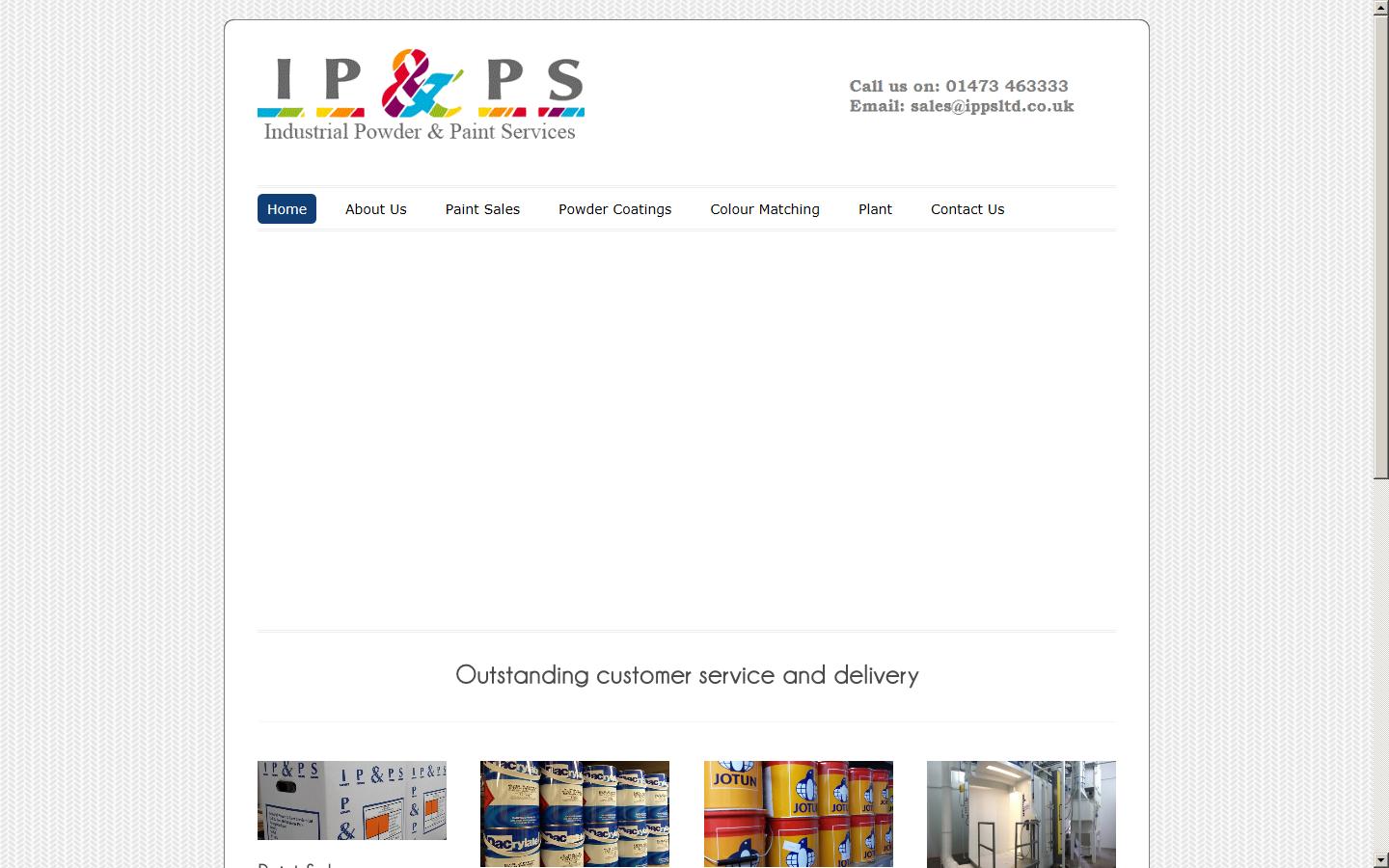 Industrial Powder & Paint Services Website