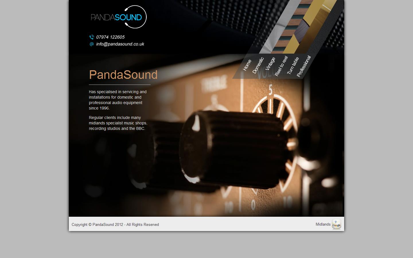 Pandasound Website