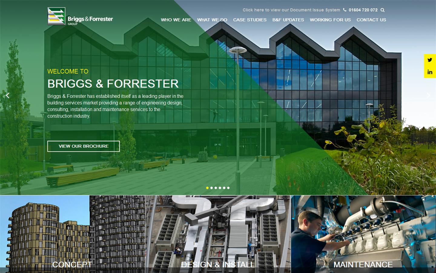 Briggs & Forrester Website