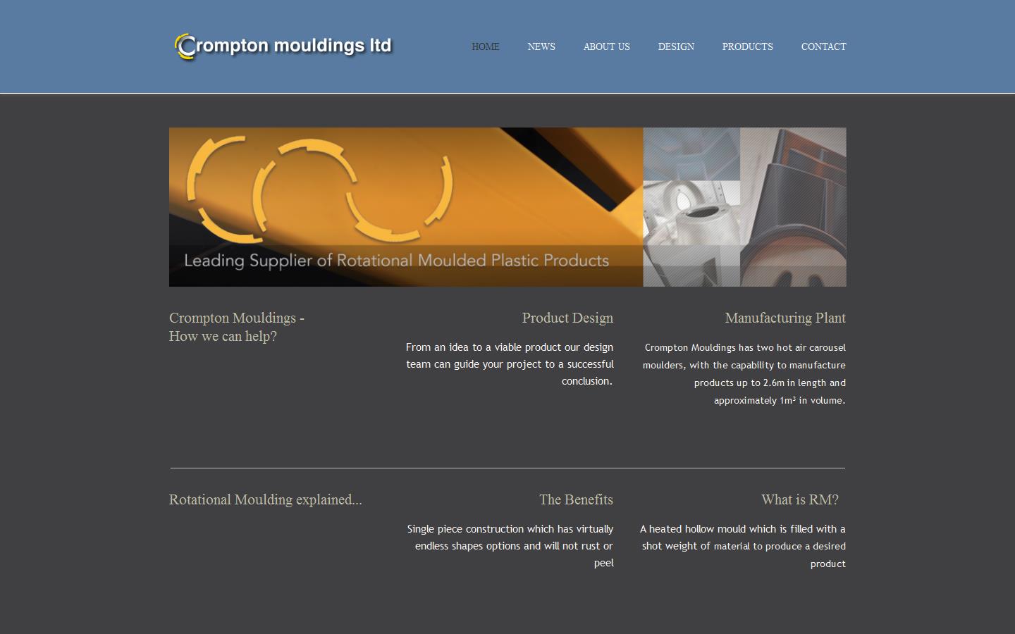 Crompton Mouldings Ltd Website