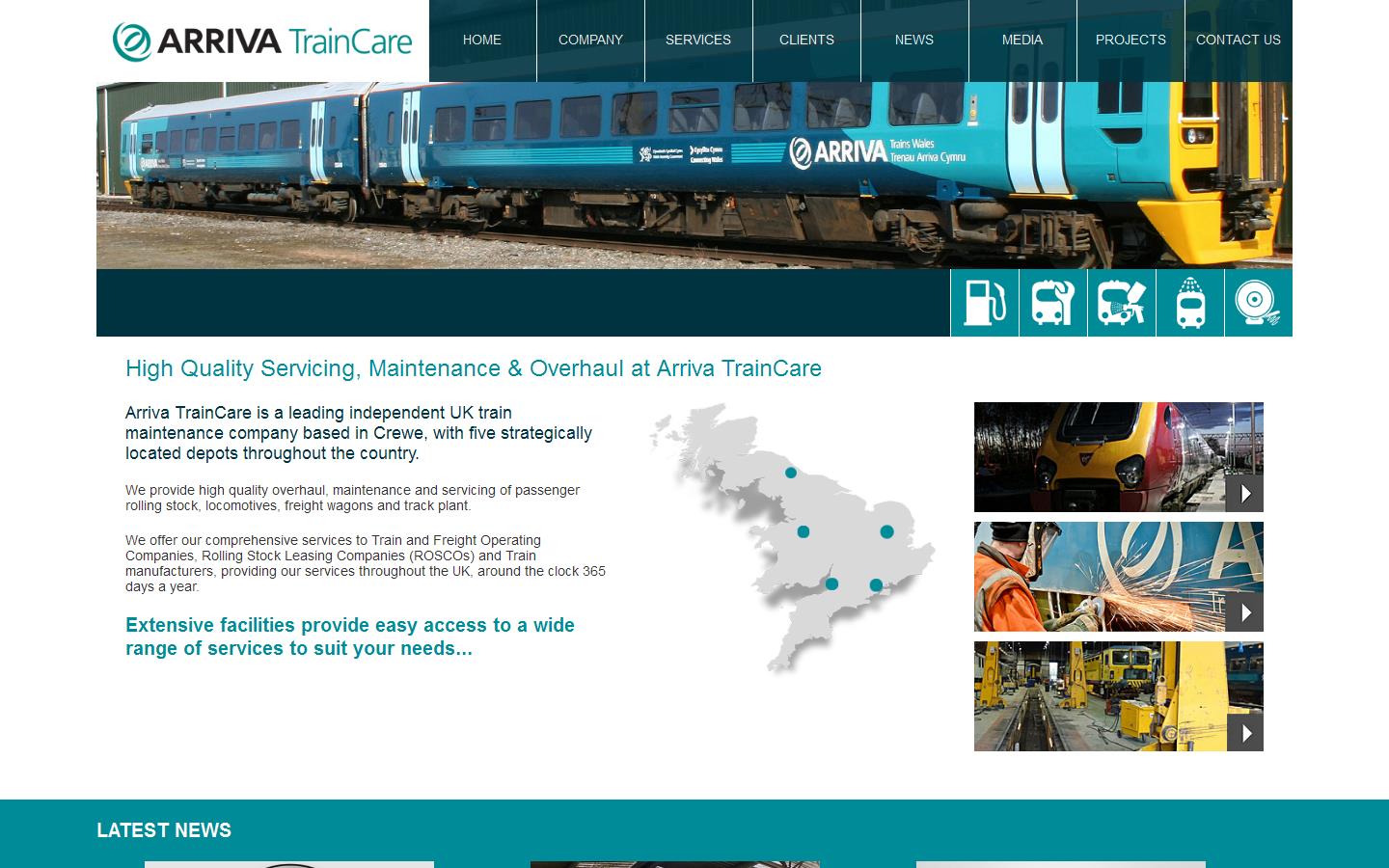 Arriva Traincare Website