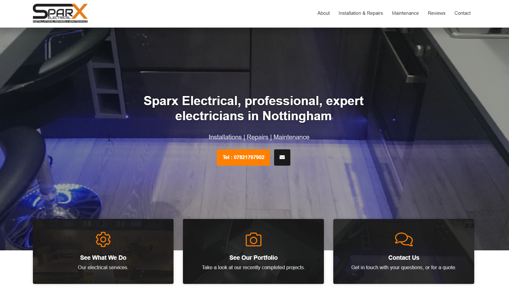 Sparx Electrical Website