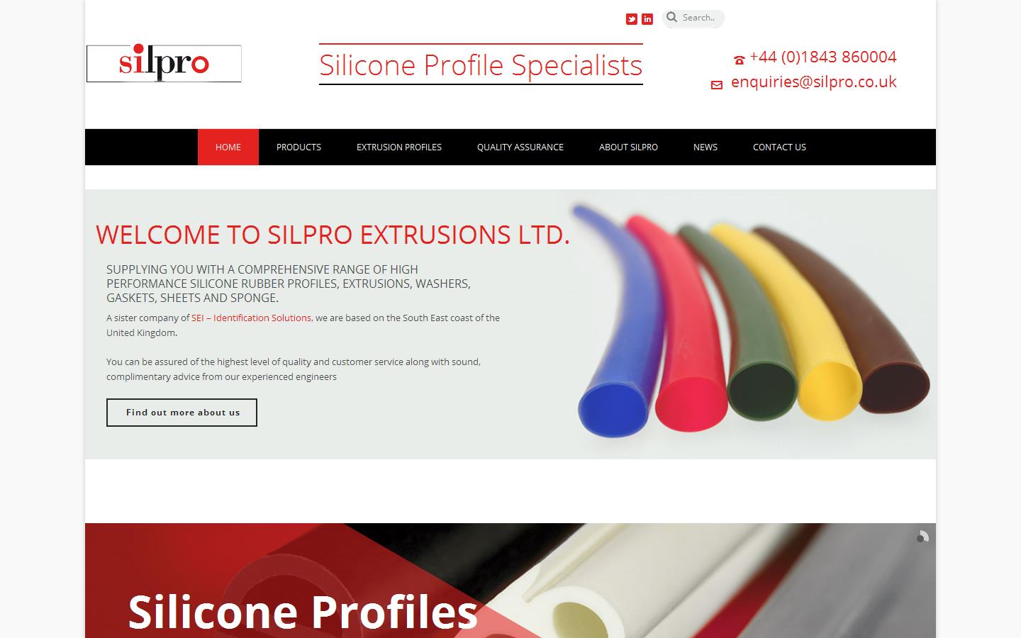 Silpro Extrusions Ltd Website
