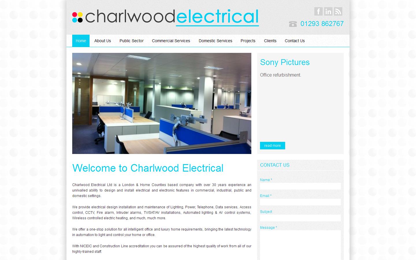 Charlwood Electrical Website