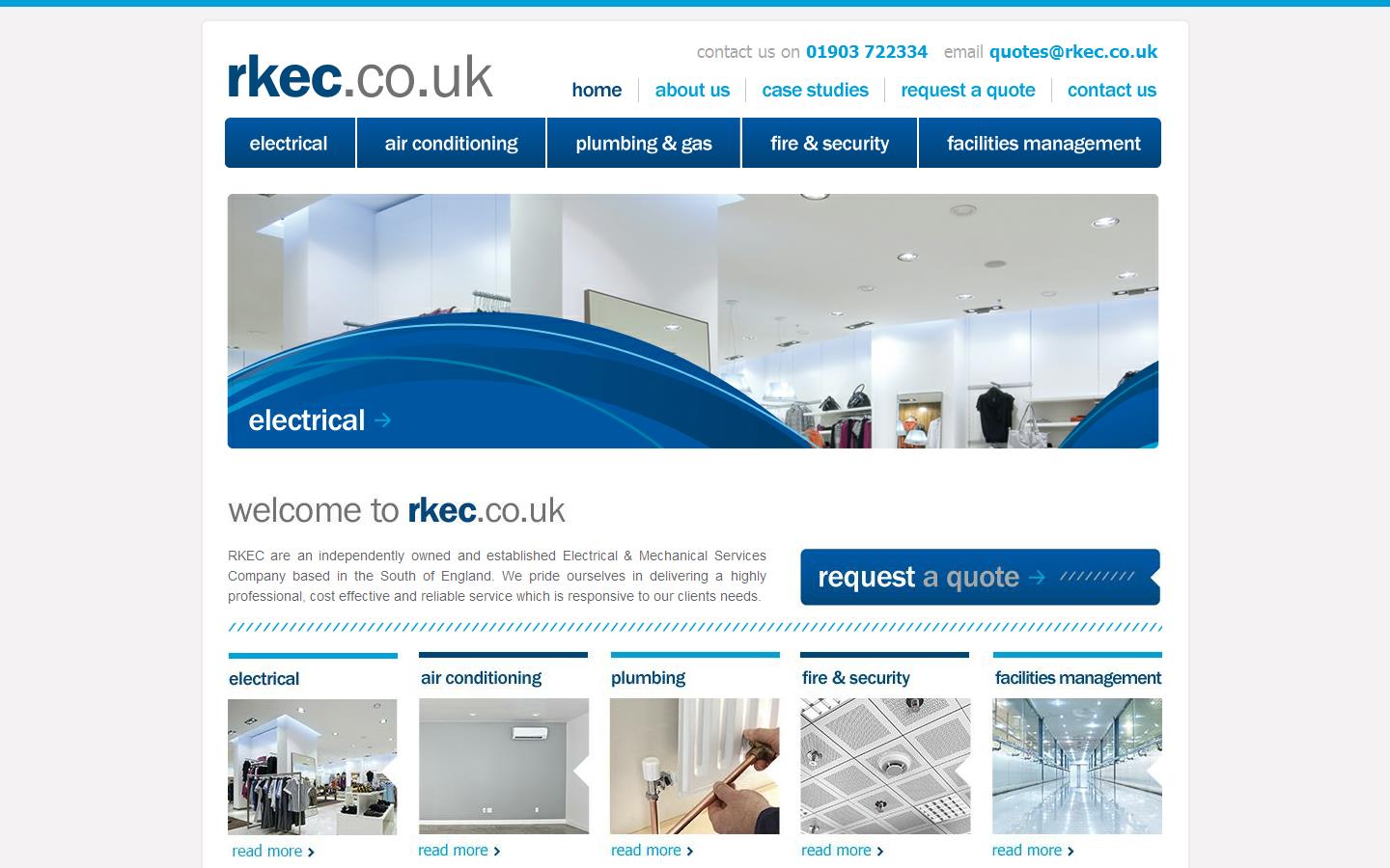 R K E C Ltd Website