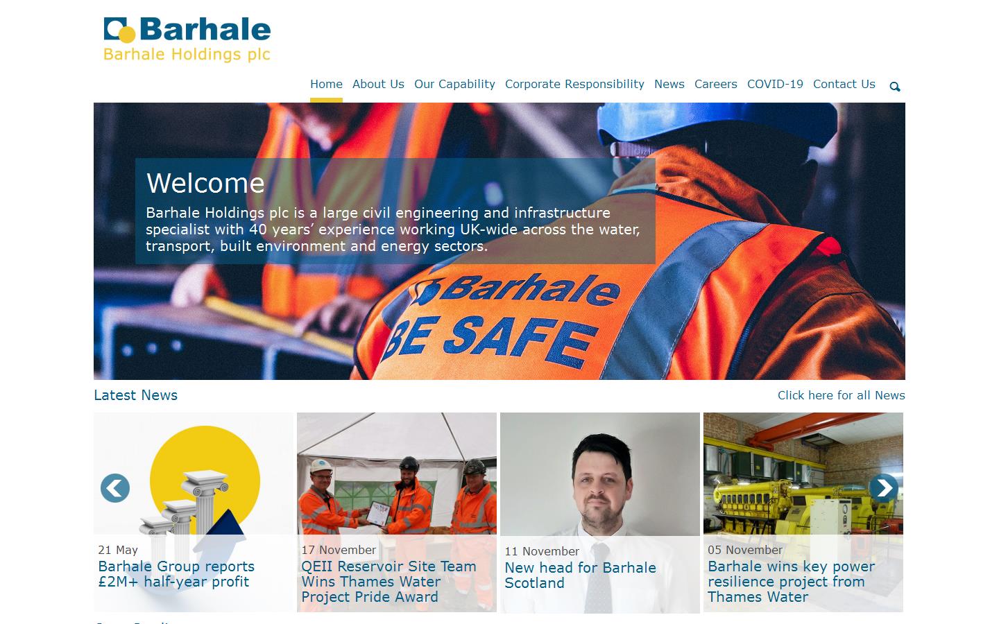 Barhale Ltd Website