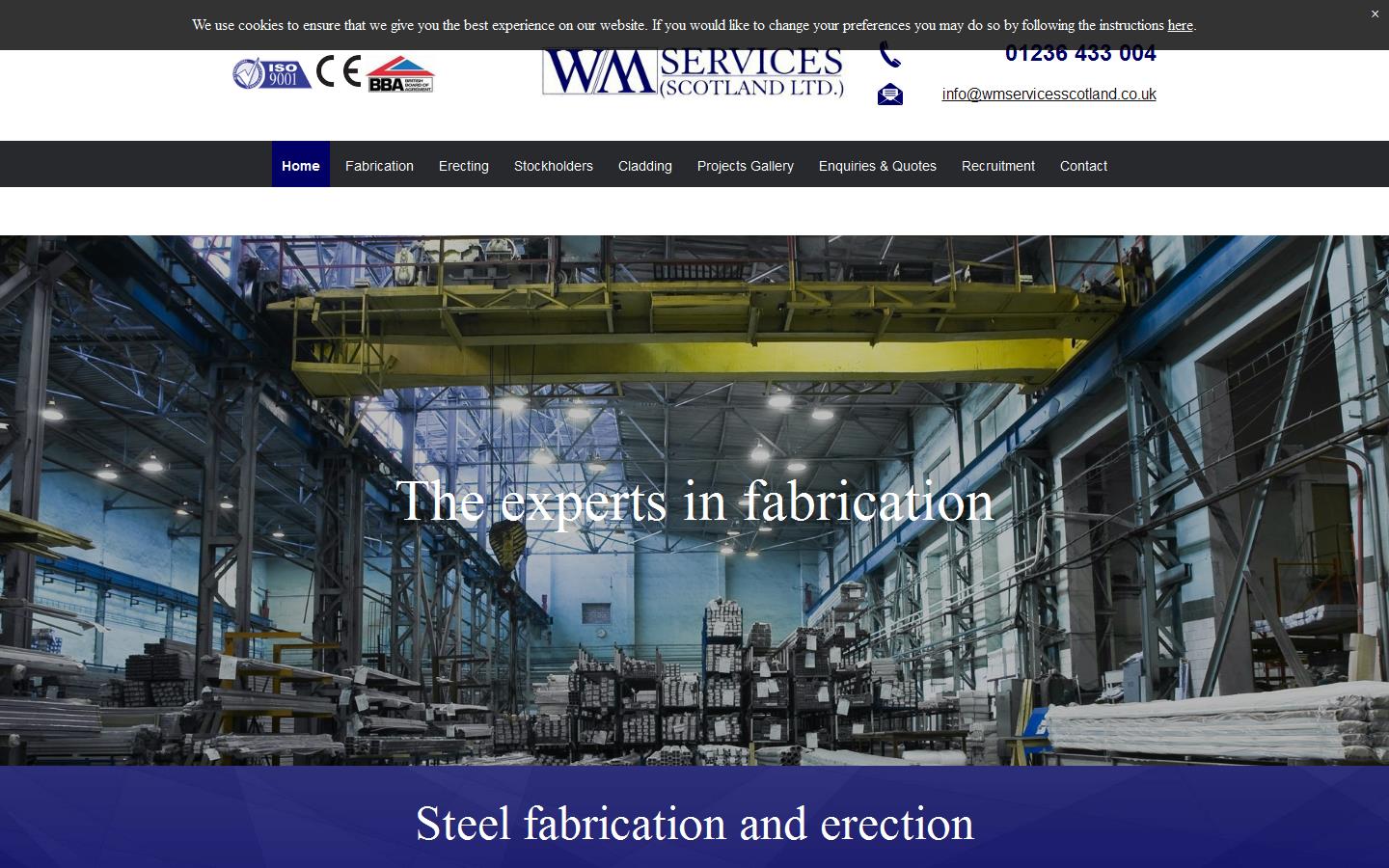 W M Services Scotland Ltd Website