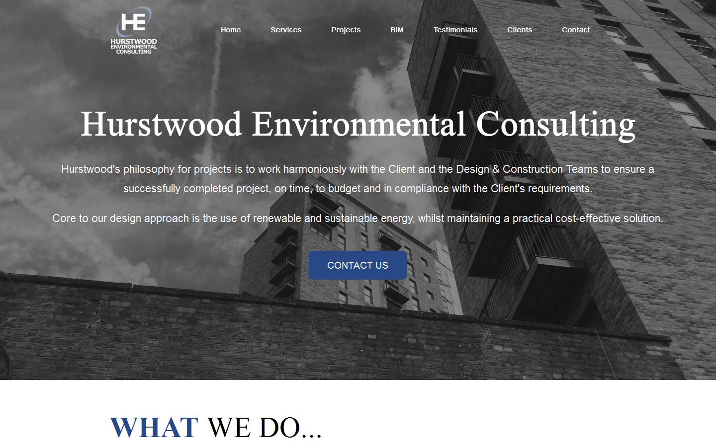 Hurstwood Environmental Consulting Website