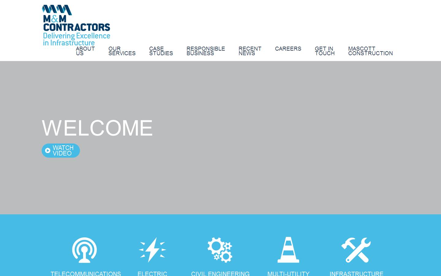 M & M Contractors Website