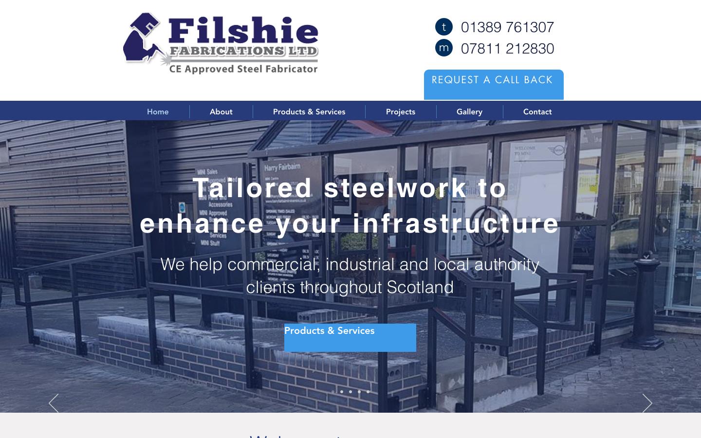 Filshie Fabrications Ltd Website