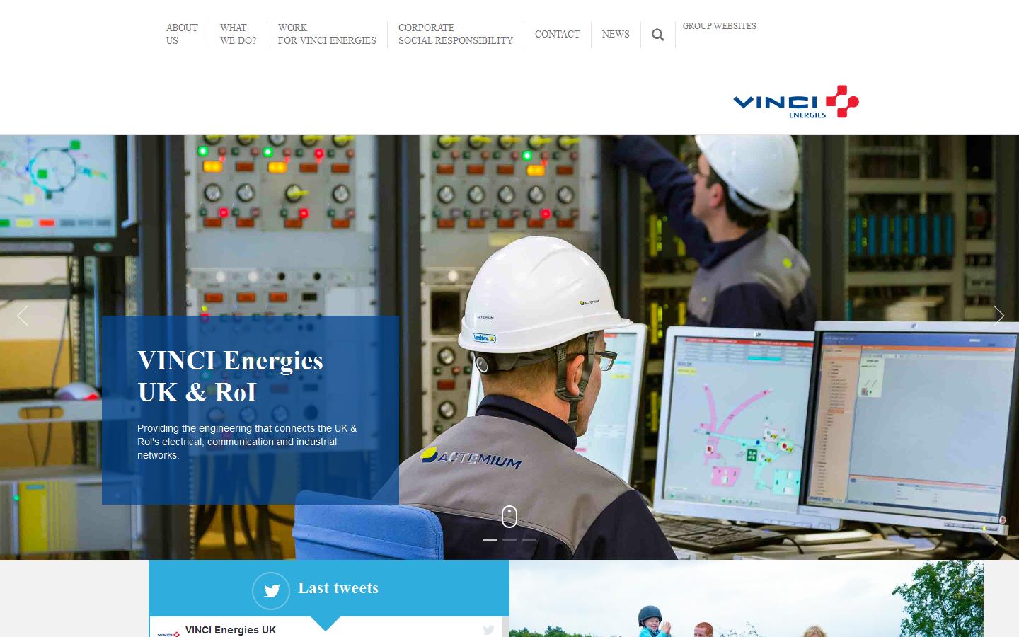 Vinci Energies UK Website