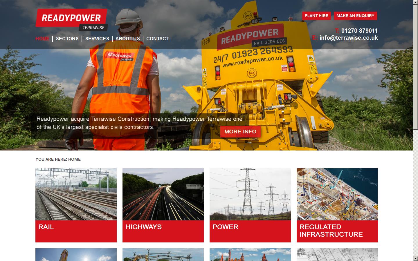 Terrawise Construction Website