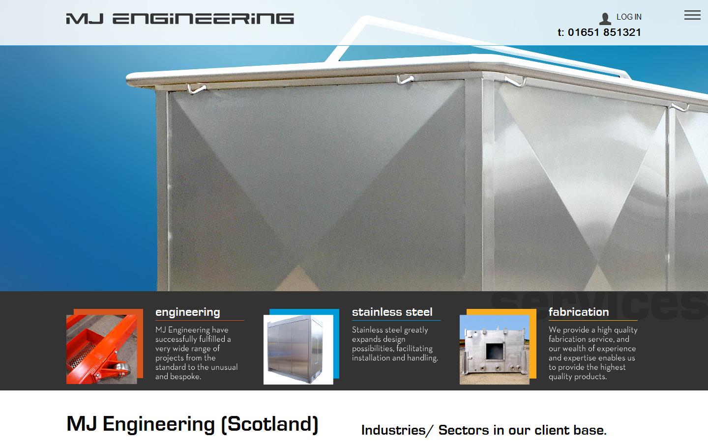 M J Engineering Website