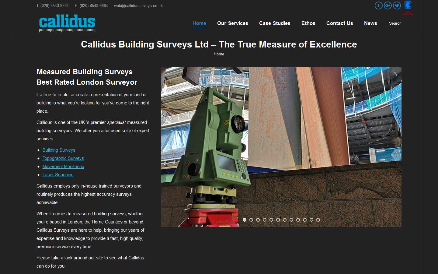 Callidus Surveys Website