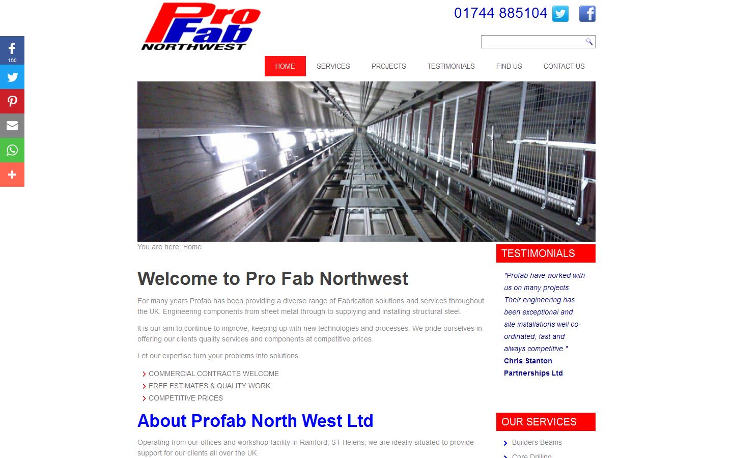 Profab Northwest Website