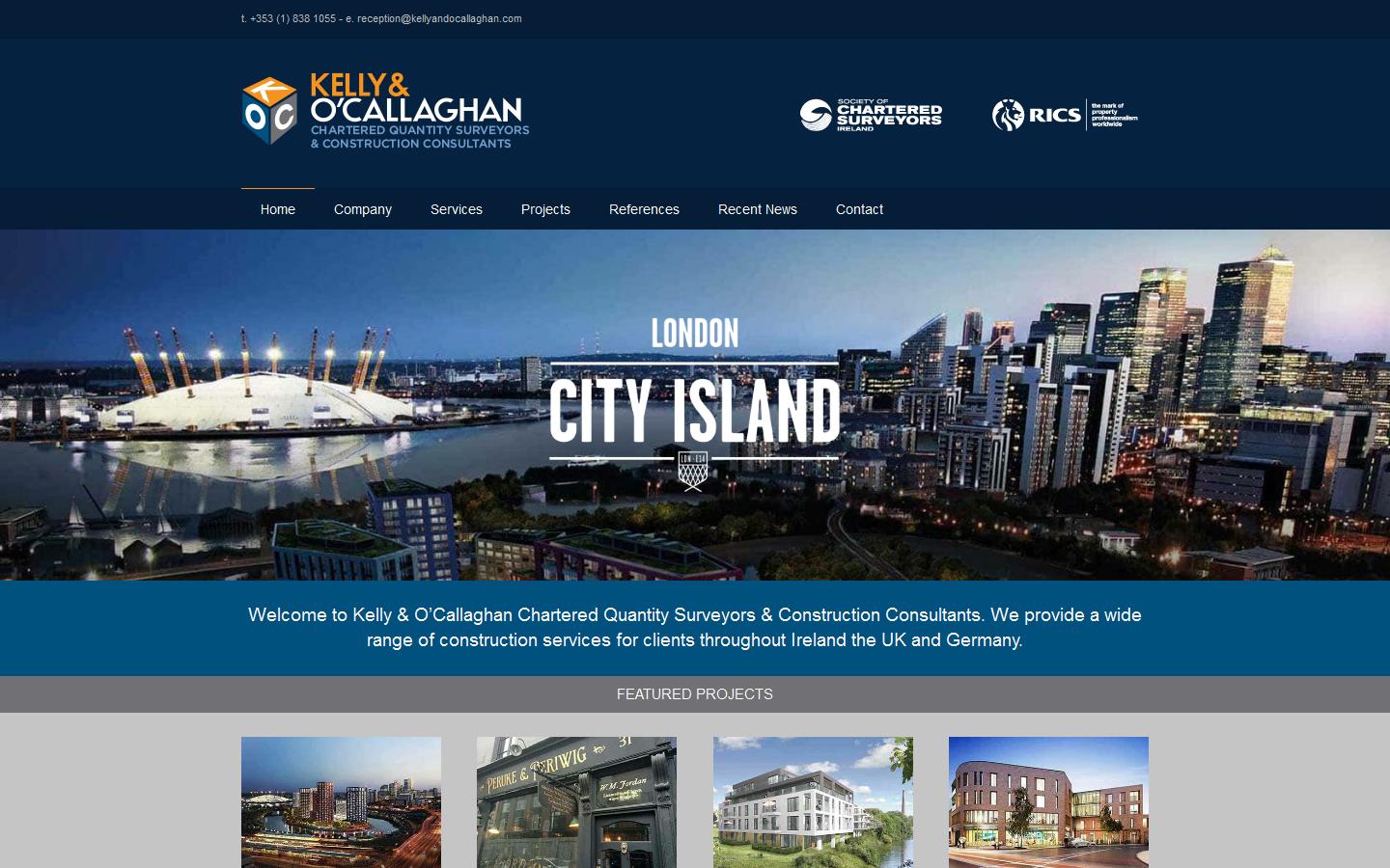 Kelly & O''Callaghan Ltd Website