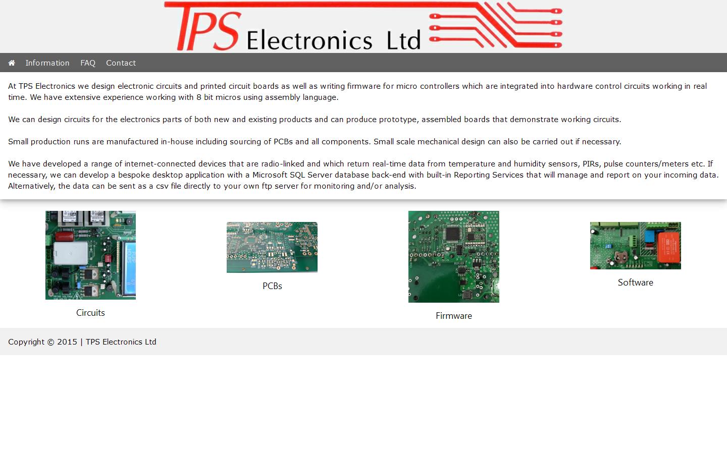 T P S Electronics Ltd Website