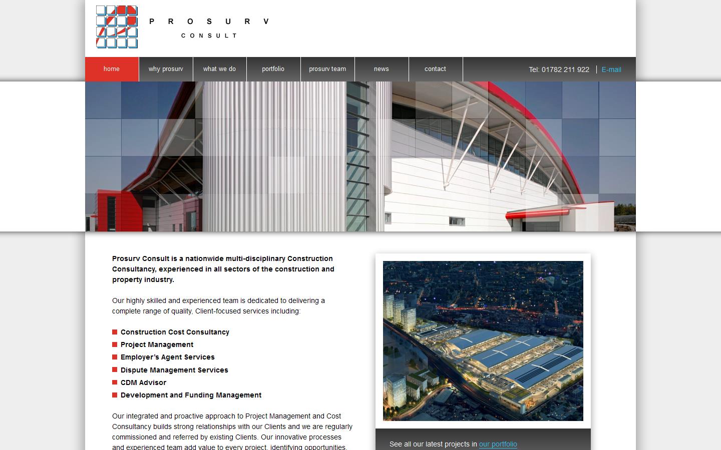 Prosurv Consult Website