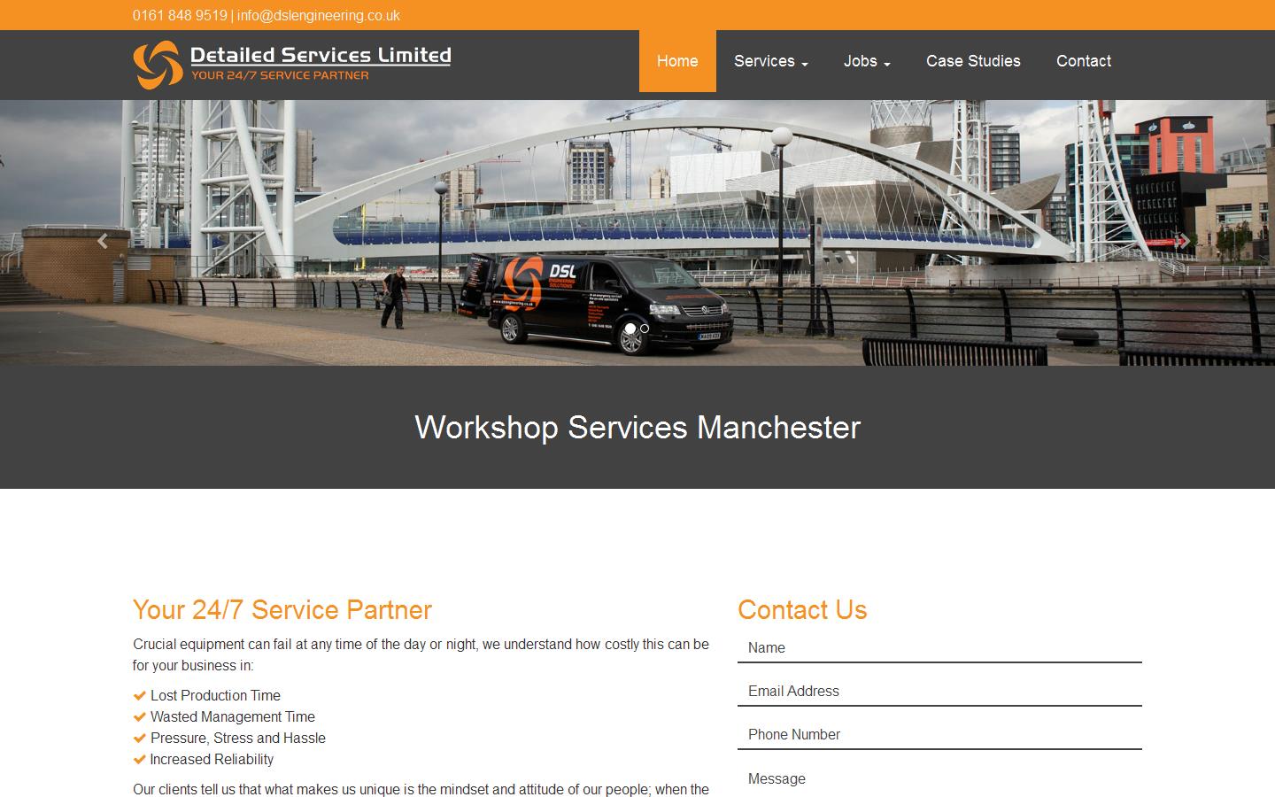 Detailed Services Ltd Website