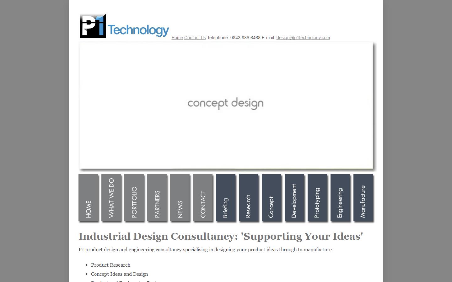 P1 Technology Ltd Website