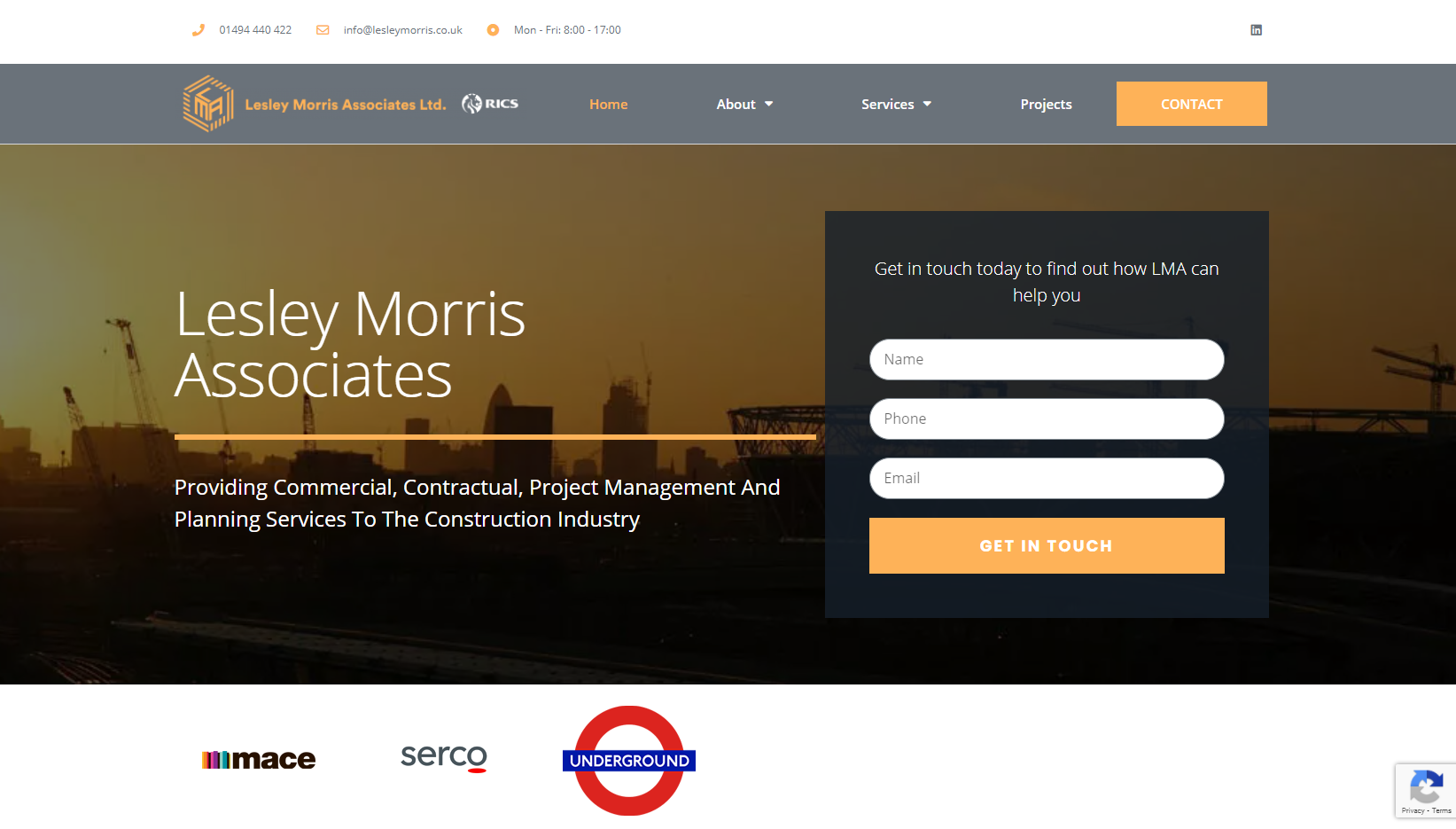 Lesley Morris Associates Ltd Website