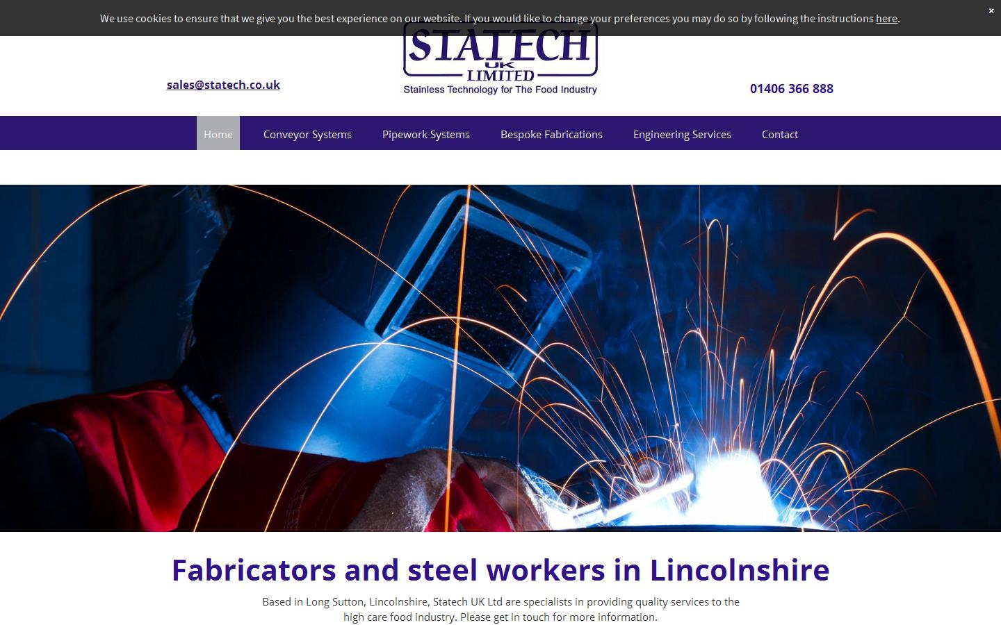 Statech UK Ltd Website