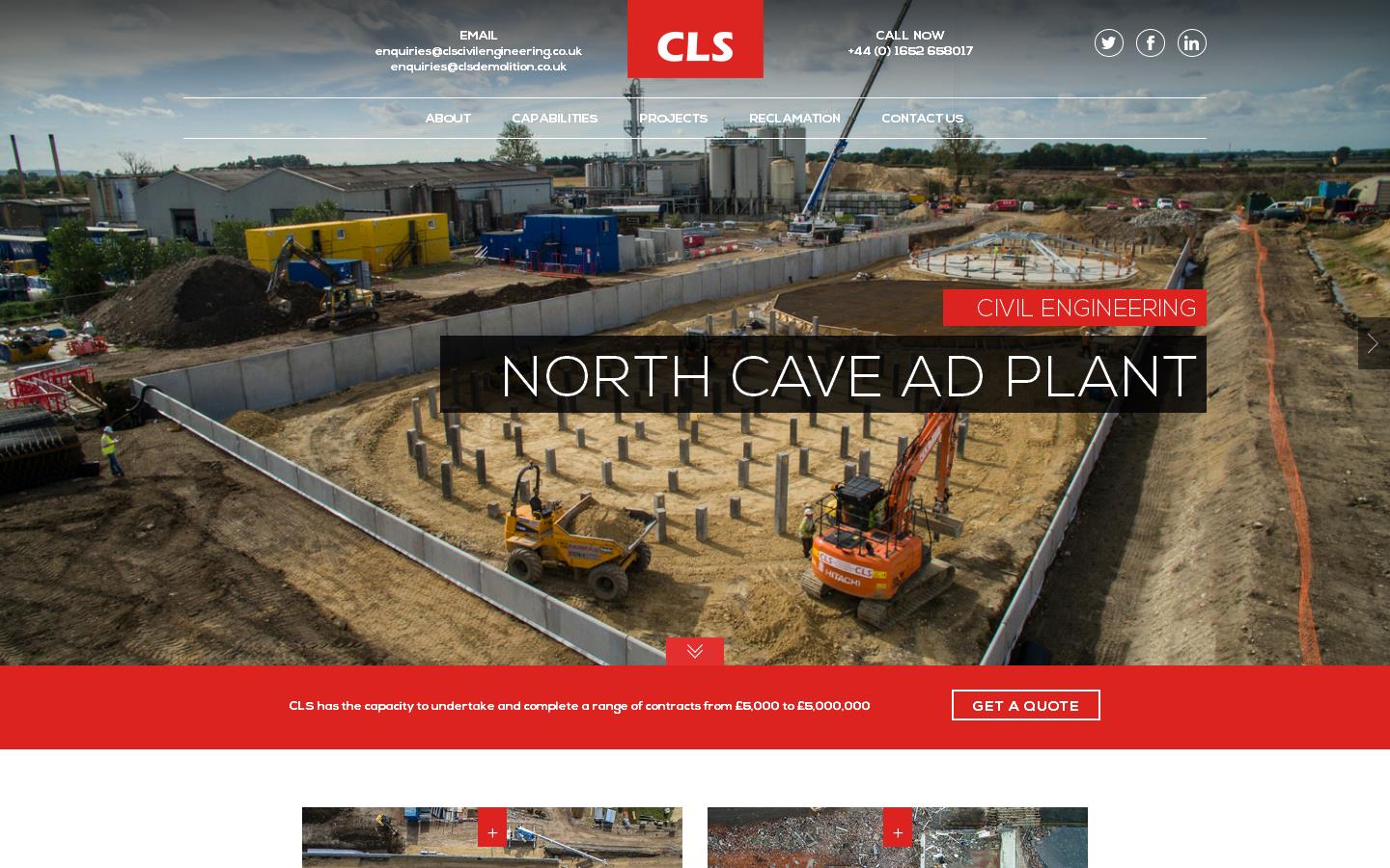 C L S Civil Engineering Ltd Website
