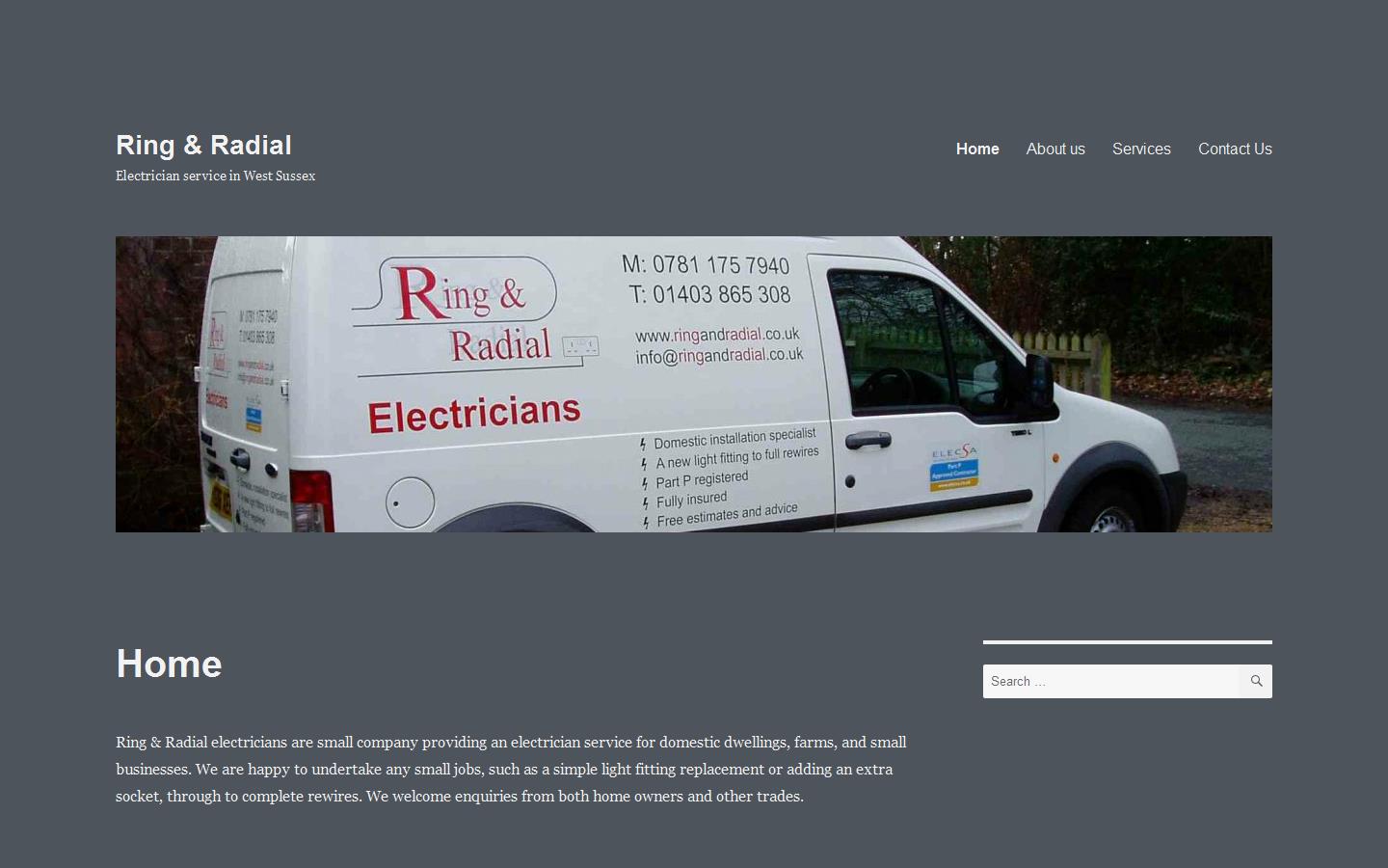 Ring & Radial Website