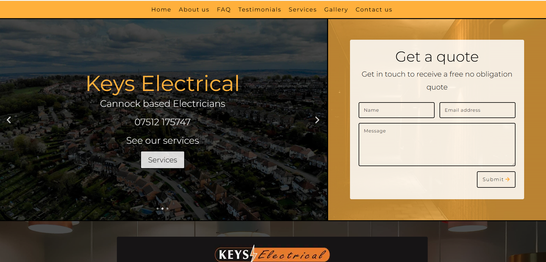 Keys Electrical Website