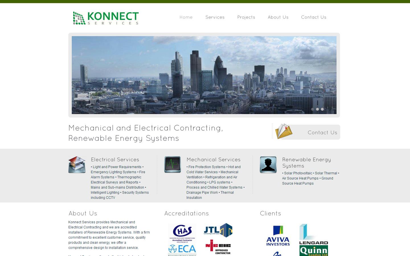 Konnect Services Ltd Website