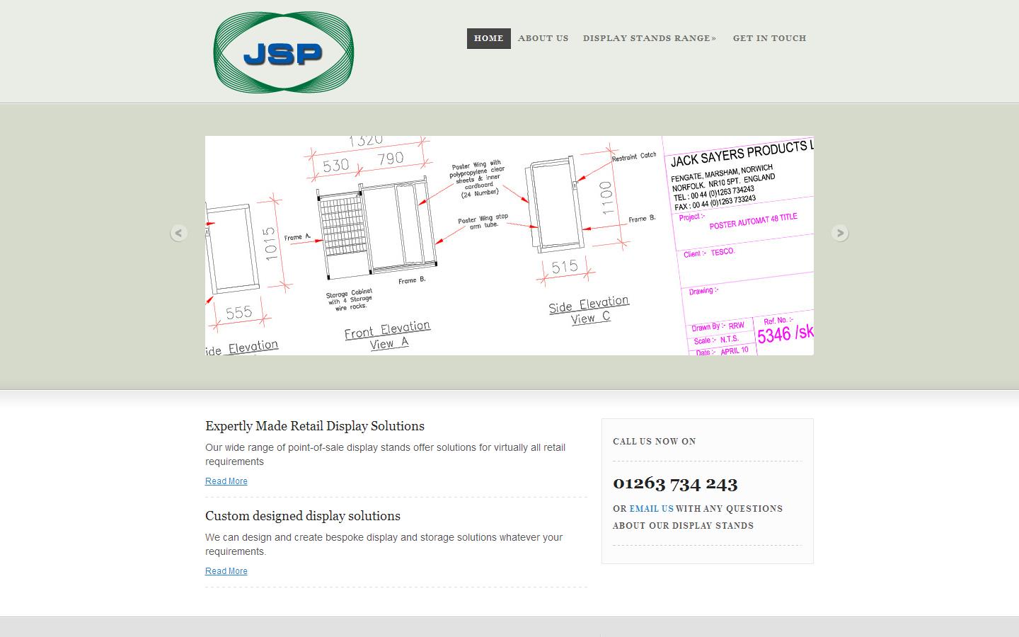 Jack Sayers Products Ltd Website