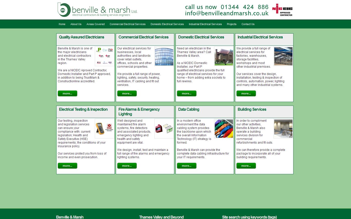 Benville & Marsh Ltd Website
