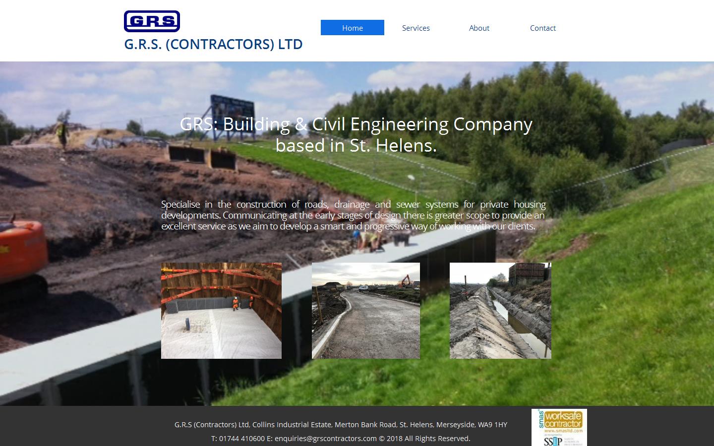 G R S Contractors Ltd Website